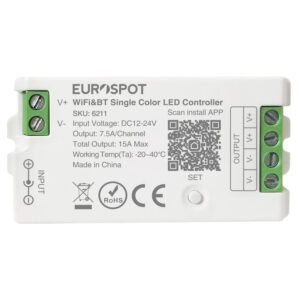 EuroSpot Led Controller Wi-Fi & RF 2.4GHz & BT για Μονόχρωμη Ταινία