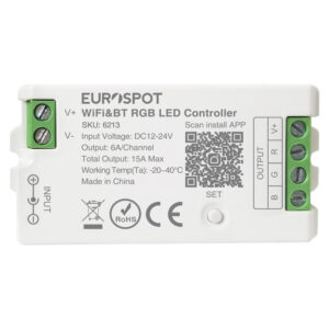 EuroSpot Led Controller Wi-Fi & RF 2.4GHz & BT για RGB Ταινία