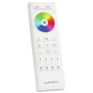 EuroSpot RF 2.4GHz 4Ζωνο Λευκό Τηλεχειριστήριο RGB+CCT Ταινίας-Led