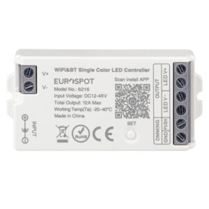 EuroSpot Push Dim Led Controller RF 2.4GHz & WiFi & BT for Single Color Led-Strip