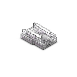 EuroSpot Σύνδεσμος Ταινίας σε Καλώδιο 2Pin για COB/SMD 8mm