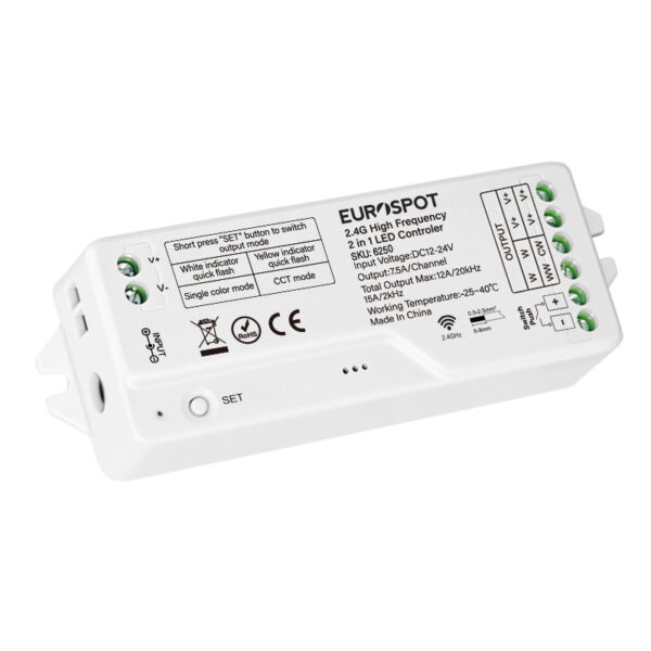 EuroSpot Led High Frequency Controller 2in1 2.4G+ Push Dim