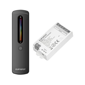 EuroSpot Led Kit Controller+ Μαύρο Remote RF 2.4GHz για RGB+CCT Ταινία