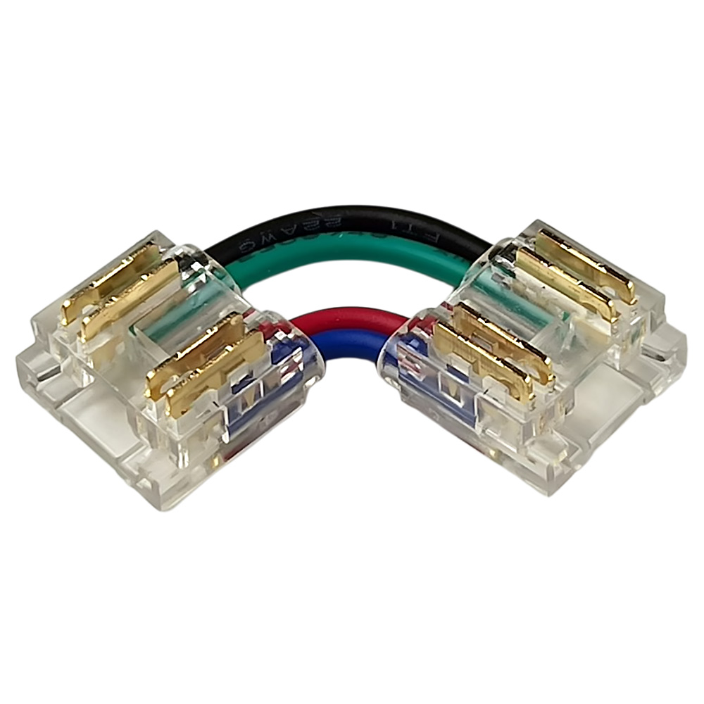 EuroSpot Σύνδεσμος Ταινίας Led Cob RGB Καλωδιακός- Γωνία