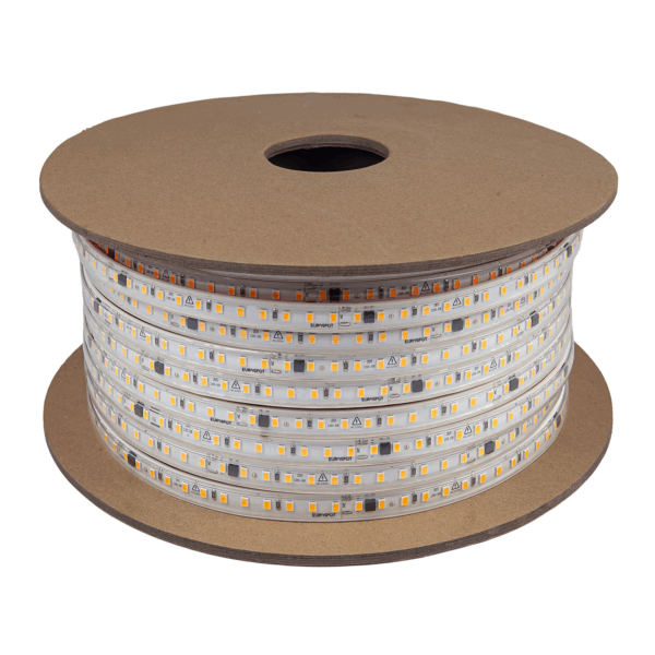 EuroSpot Led Ταινία SMD 230V IP65 2835 120L/M 10mm 8W 2700K 5m