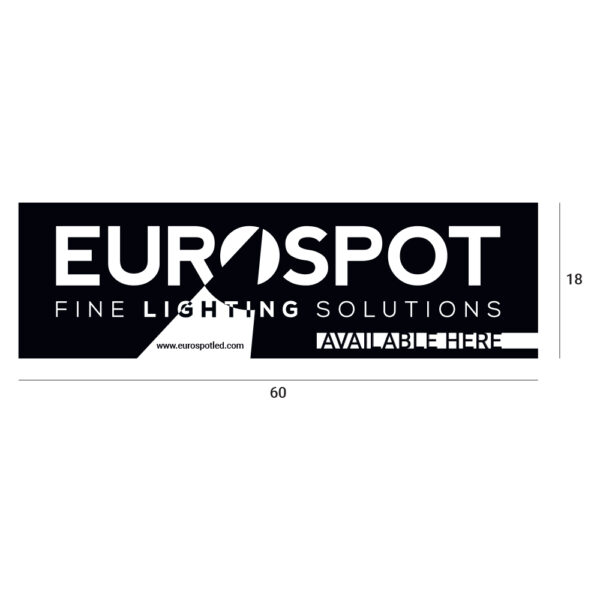 EuroSpot Αυτοκόλλητο 60*18 cm