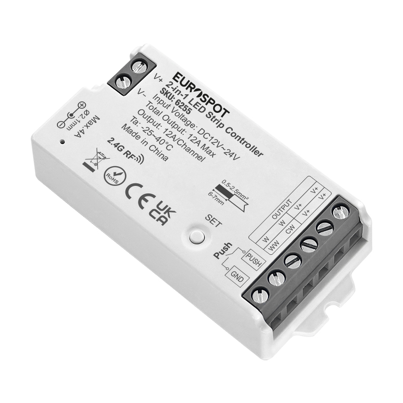 EuroSpot Led Controller RF 2.4GHz 2in1 + Push Dim - Image 3