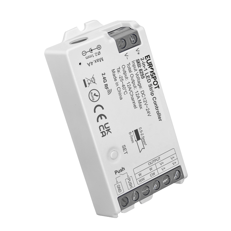 EuroSpot Led Controller RF 2.4GHz 2in1 + Push Dim - Image 4