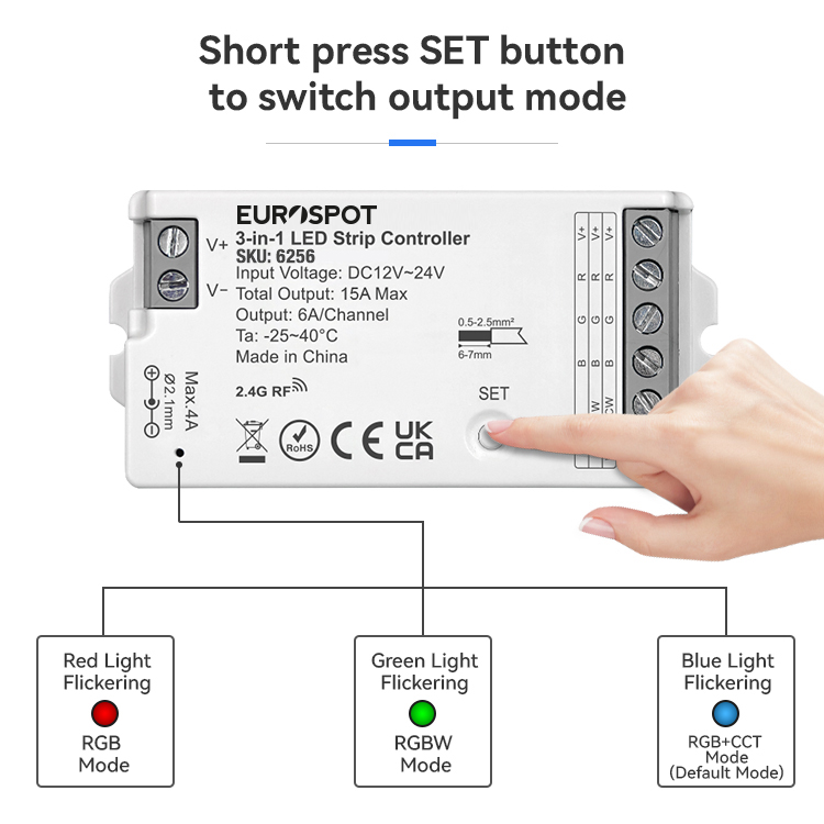 EuroSpot Led Controller RF 2.4GHz 3in1 - Image 7