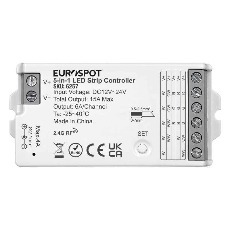 EuroSpot Led Controller RF 2.4GHz 5in1
