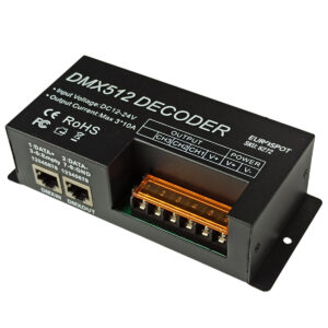 EuroSpot DMX512 Controller για Ταινίες Led RGB DC: 12-24V (8A*3CH)