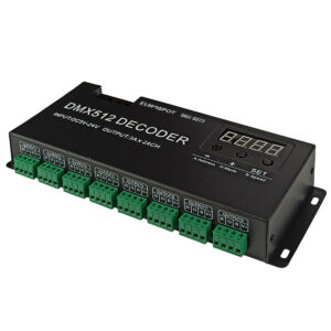 EuroSpot DMX512 Controller για Ταινίες Led RGB 24CH DC: 5-24V