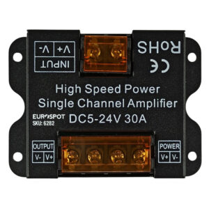 EuroSpot Amplifier Για Μονόχρωμες Ταινίες Led DC: 5-24V <(30A*1CH)