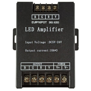EuroSpot Amplifier Για RGB Ταινίες Led DC: 5-24V (10A*3CH)