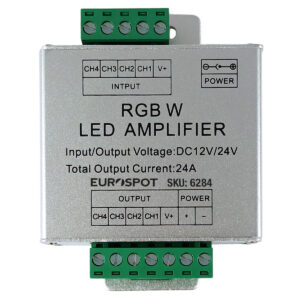 EuroSpot Amplifier Για RGBW Ταινίες Led DC: 12-24V (6A*4CH)